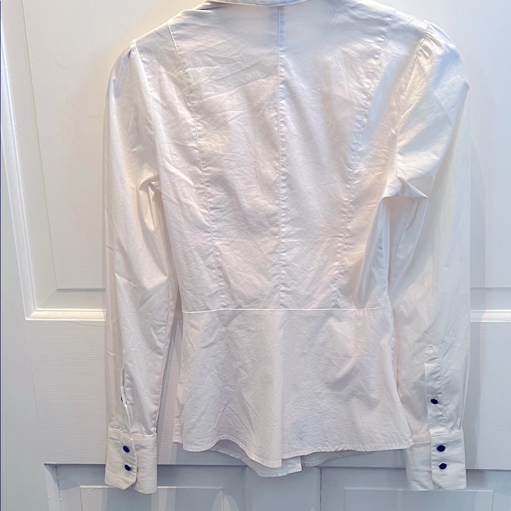 H&M Cream Button-Up Shirt - Picture 3 of 6